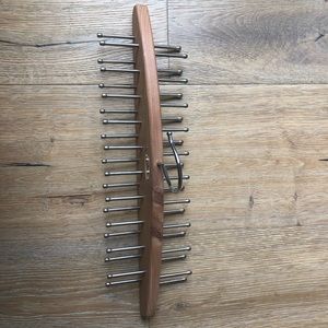 Woodlore wooden Cedar scarf/tie hanger price firm!